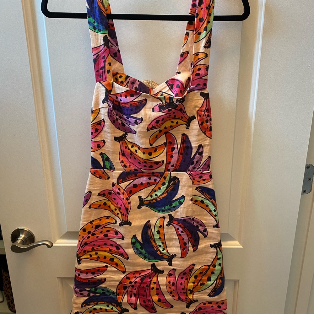 NWT Farm Rio Banana Bunch Mini Dress